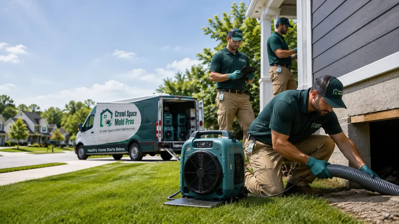 Crawl Space Mold Removal in Flat Rock, OH